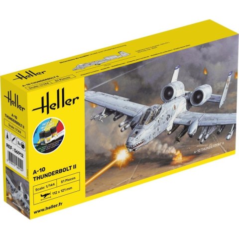 Heller 56912 Starter Kit - A-10 Thunderbolt II 1/144