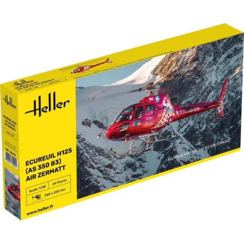 Heller 80490 Ecureuil H125 (AS 350 B3) Air Zermatt 1/48