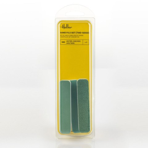 Heller 99002 Sand File Set (Two-Sided, 3 Pieces)