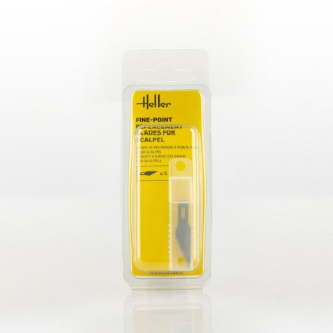 Heller 99008 Fine-Point Replacement Blades for Scalpel (5 Pieces)