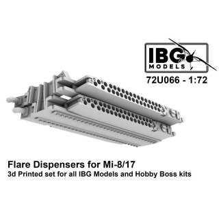 IBG 72U066 Flare Dispensers for Mi-8/17 3D Printed Set for IBG and Hobby Boss Kits