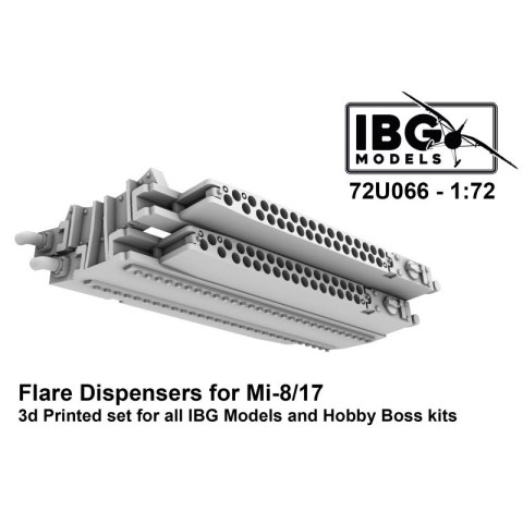 IBG 72U066 Flare Dispensers for Mi-8/17 3D Printed Set for IBG and Hobby Boss Kits