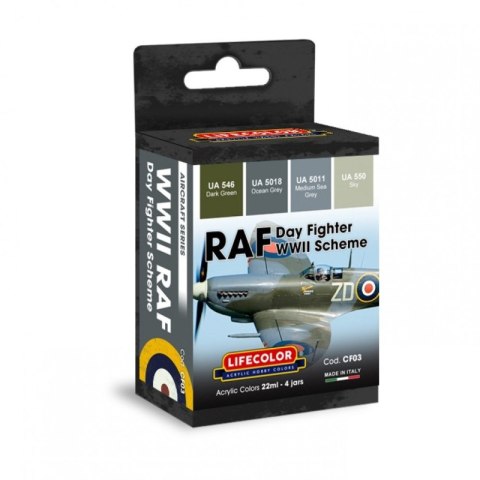 Lifecolor Sets LIFCF03 RAF Day Fighter WWII Scheme