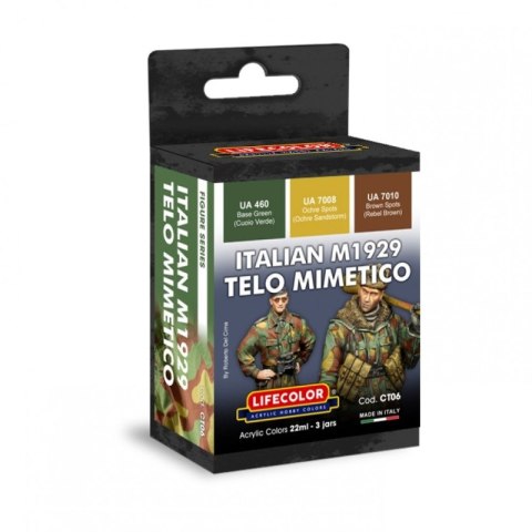 Lifecolor Sets LIFCT06 Italian M1929 Telo Mimetico