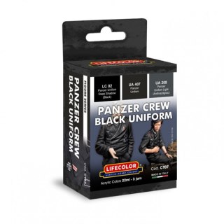Lifecolor Sets LIFCT07 Panzer Crew Black Uniform
