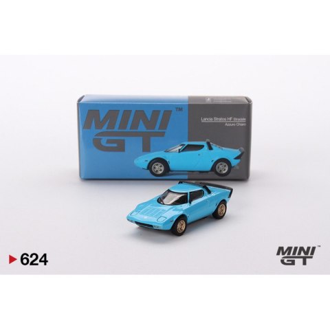 MINI GT 00624 LANCIA STRATOS HF Stradale 1975 Light Blue ( MGT00624 )