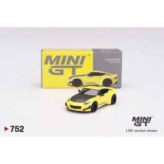 MINI GT 00752 NISSAN Z400 PANDEM Ikazuchi Yellow ( MGT00752 )