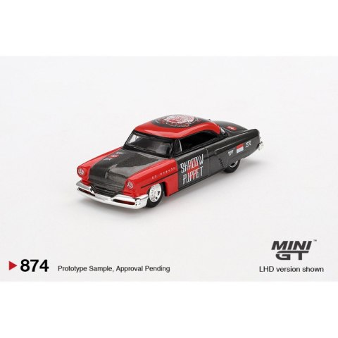 MINI GT 00874-BL LINCOLN CAPRI Hot Rod 1954 "Shadow Puppet" MINI GT x MIZU Diecast 2024 ( MGT00874-BL )