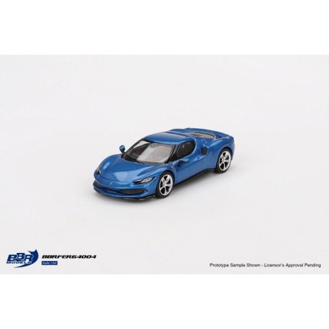 MINI GT BBR MODELS 64004 FERRARI 296 GTB BLU CORSA 2024 ( BBRFER64004 )