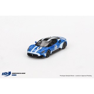 MINI GT BBR MODELS 6408 MASERATI MC20 #1 Performance Experience 2023 Blue/white ( BBRDIE6408 )