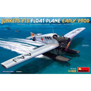 Mini Art 48004 Junkers F13 Float Plane Early Prod