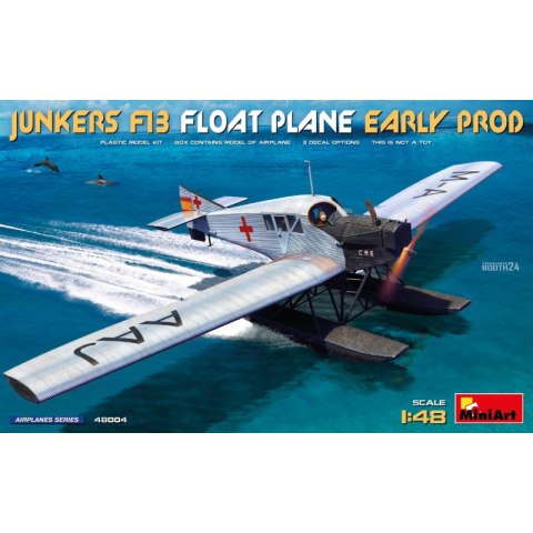 Mini Art 48004 Junkers F13 Float Plane Early Prod