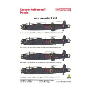 Techmod 32075 Avro Lancaster B Mk.I