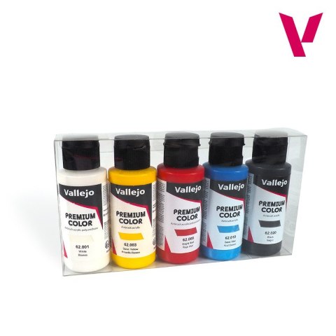Vallejo 62104 Candy Colors (5 x 60 ml) Premium Color