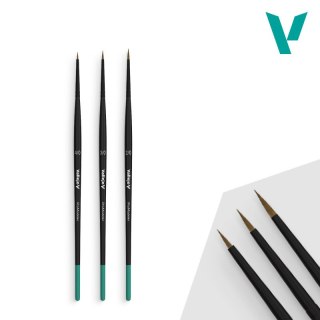 Vallejo B01990 Brush - Pro Modeler - Definition Set (4/0, 3/0, 2/0)