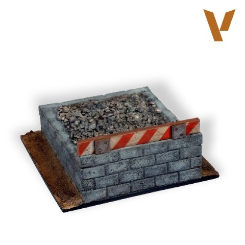Vallejo SC120 Scenics Railroad Buffer Block 11 x 11 cm 1:3