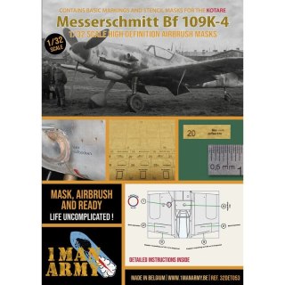 1 Man Army 32DET053 Messerschmitt Bf 109 K4 (Kotare)