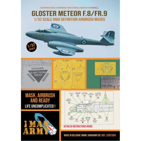 1 Man Army 32DET055 Gloster Meteor F.8/FR.9 (Revell)