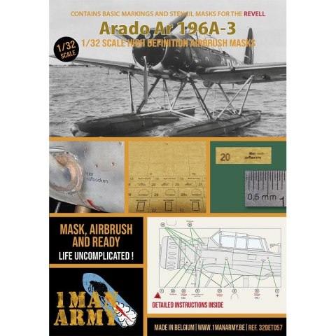 1 Man Army 32DET057 Arado Ar 196A-3 (Revell)