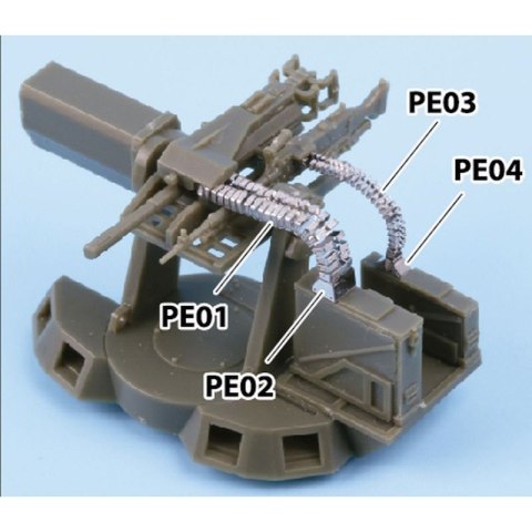 AFV Club AG35058 7,62 mm MG & 40 mm GL Ammo Feed Chute PE for CM-32/33 TIFV