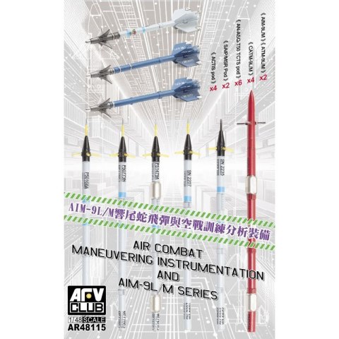 AFV Club AR48115 Air Combat Maneuvering Instrumentation and AIM-9L/M Series