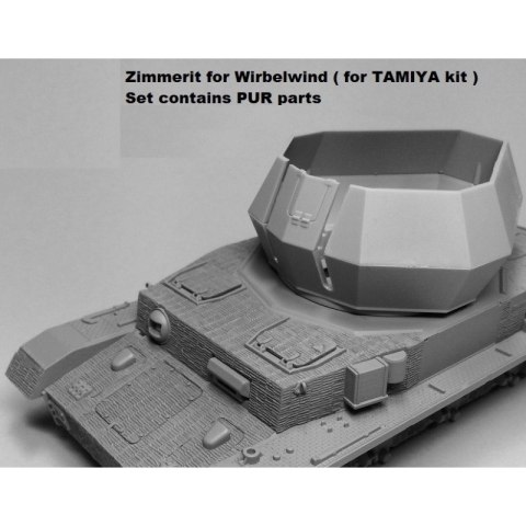 AML O4805 Zimmerit for Wirbelwind (for Tamiya Kit) (1:48)