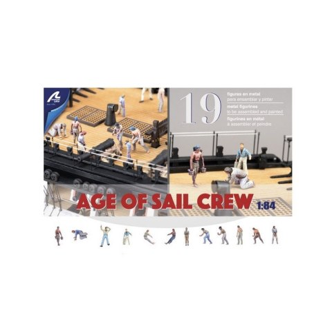 Artesania Latina 22900F2 Age of Sail Crew Metal Figurines