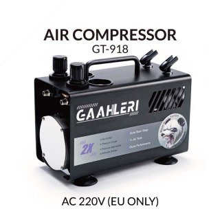 Gaahleri 42878 Dual Drive Series Airbrush Kit Compressor GT-918 (EU)