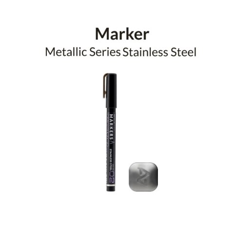 Gaahleri GM-MS02 Metallic Series Markers Stainless Steel