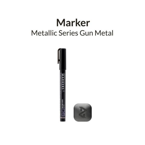 Gaahleri GM-MS05 Metallic Series Markers Gun Metal