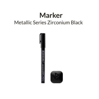 Gaahleri GM-MS06 Metallic Series Markers Zirconium Black
