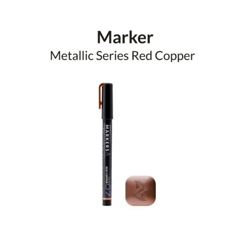Gaahleri GM-MS07 Metallic Series Markers Red Copper
