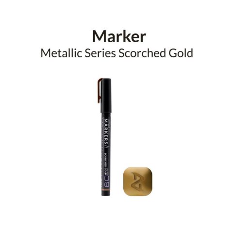 Gaahleri GM-MS09 Metallic Series Markers Scorched Gold