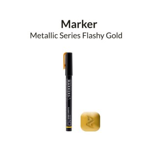 Gaahleri GM-MS10 Metallic Series Markers Flashy Gold