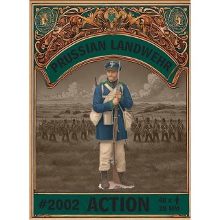 HaT 2002 Prussian Landwehr Action (28 mm, 40 pcs)