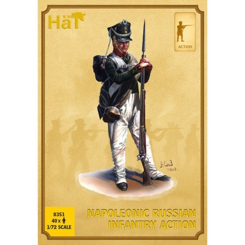 HaT 8351 Napoleonic Russian Infantry Action 1/72 (40 pcs)