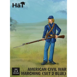 HaT 9335 American Civil War Marching (Set 2 Blue) 1/32 (18 pcs)