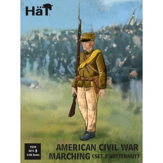 HaT 9339 American Civil War Marching (Set 2 Butternut) 1/32 (18 pcs)