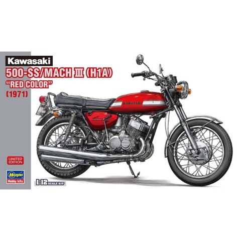 Hasegawa 21775 Kawasaki 500-SS/MACH III (H1A) "Red Color" (1971)