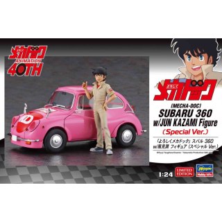Hasegawa SP654-52454 Subaru 360 w/ Jun Kazami Figure (Special Ver.) Mecha-Doc