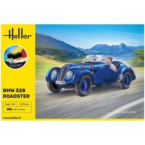 Heller 56701 Starter Kit - BMW 328 Roadster