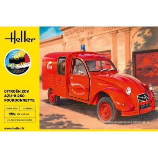 Heller 58701 Starter Kit - Citroen 2CV AZU-B 250 Fourgonnette 1/24