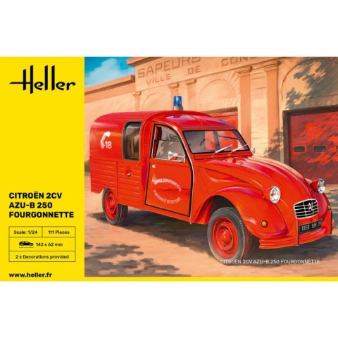 Heller 82701 Citroen 2CV AZU-B 250 Fourgonnette 1/24