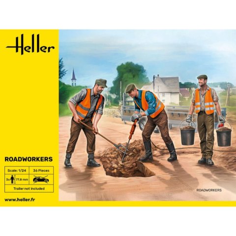 Heller 82754 Roadworkers 1/24