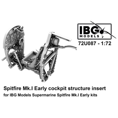 IBG 72U087 Spitfire Mk.I Early Cockpit Structure Insert for IBG Models