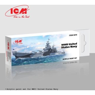 ICM 3070 Acrylic Paints Set for WWII USN