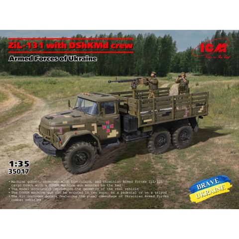 ICM 35017 ZiL-131 with DShKMd Crew Armed Forces of Ukraine