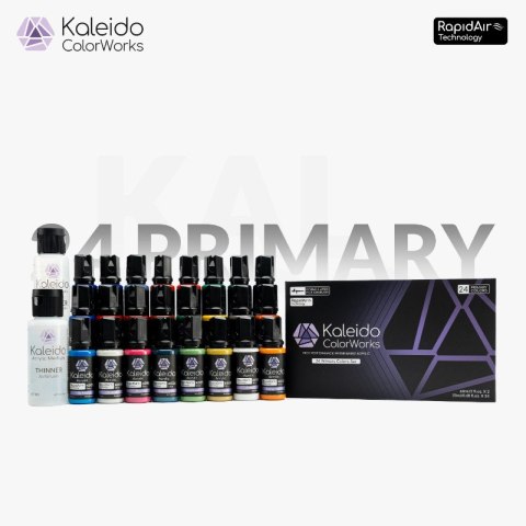 Kaleido 48689 24 Color Primary Set Gloss 20 ml (26 pcs)