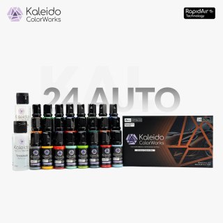 Kaleido 48702 24 Color Auto Set Gloss/Metallic/Pearl 20 ml (26 pcs)