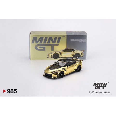 MINI GT 00985 NISSAN Z400 VEILSIDE FFZ400 2024 Gold Chrome
